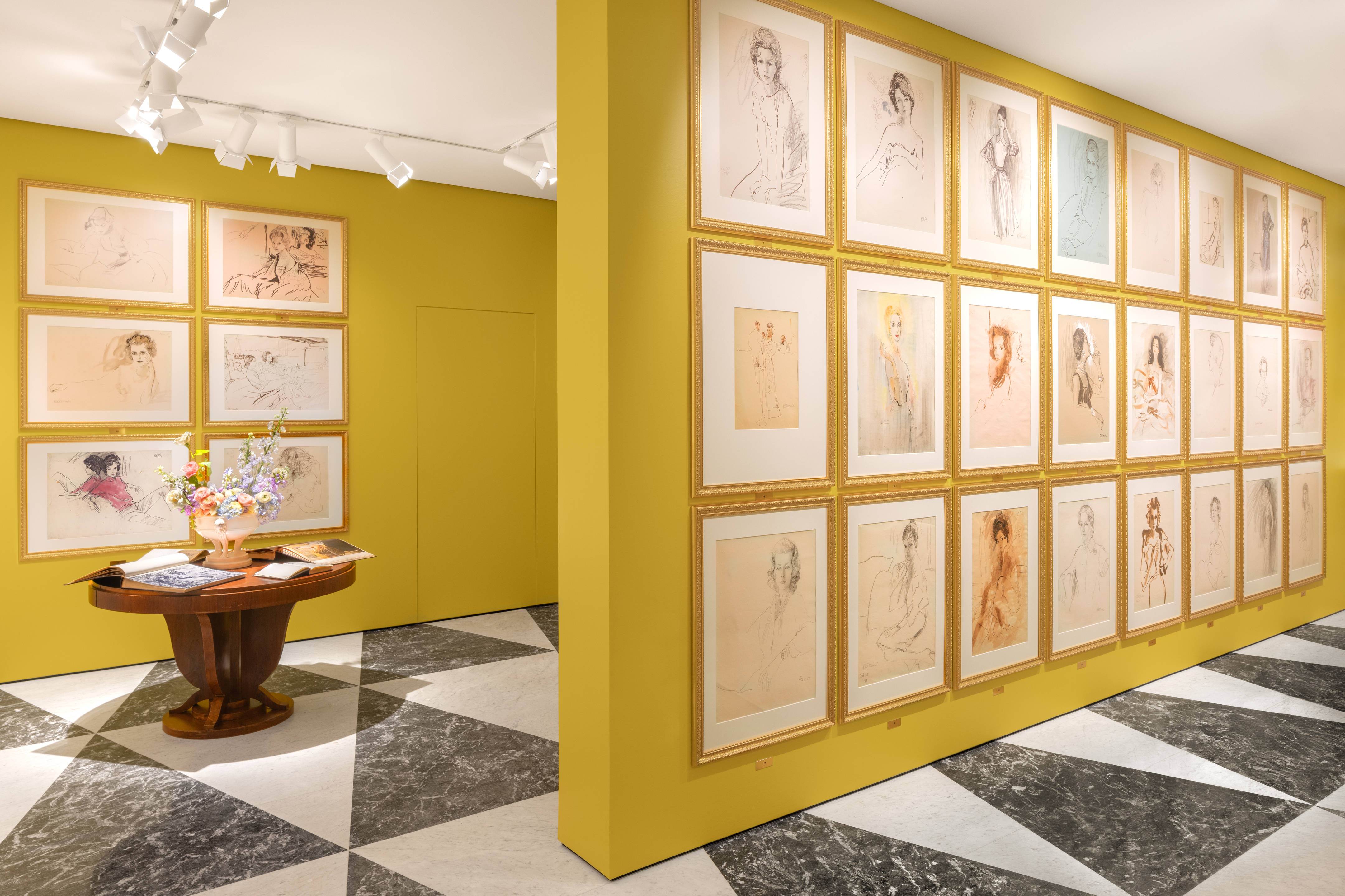 Acne Paper Palais Royal展出 René Bouché女性肖像畫作