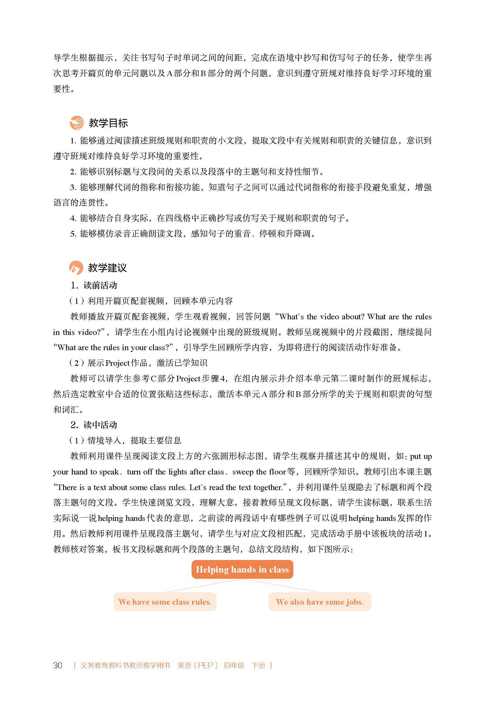 2026春人教pep版小學英語四年級下冊教師教學用書，PDF電子版，可下載