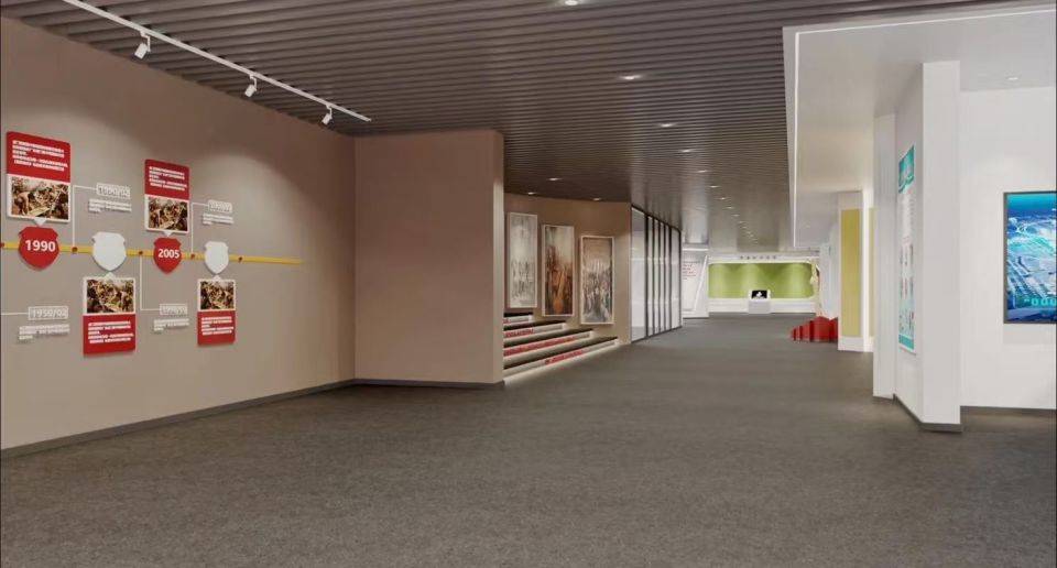 陝西博覽館裝修施工，陝西企業展廳裝修設計，陝西場館裝修施工