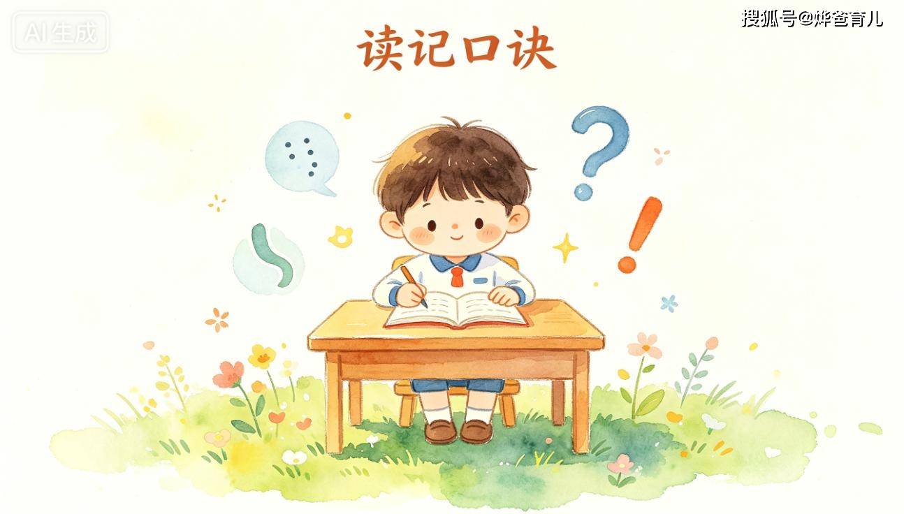 小學 1-6 年級標點符號用法大全，附：練習題