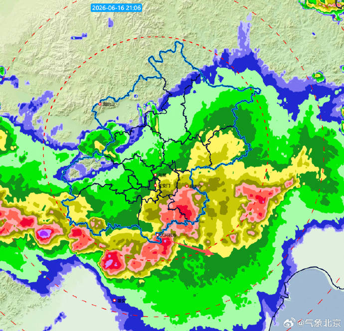 北京全市最大降水量出現在石景山先鋒小學