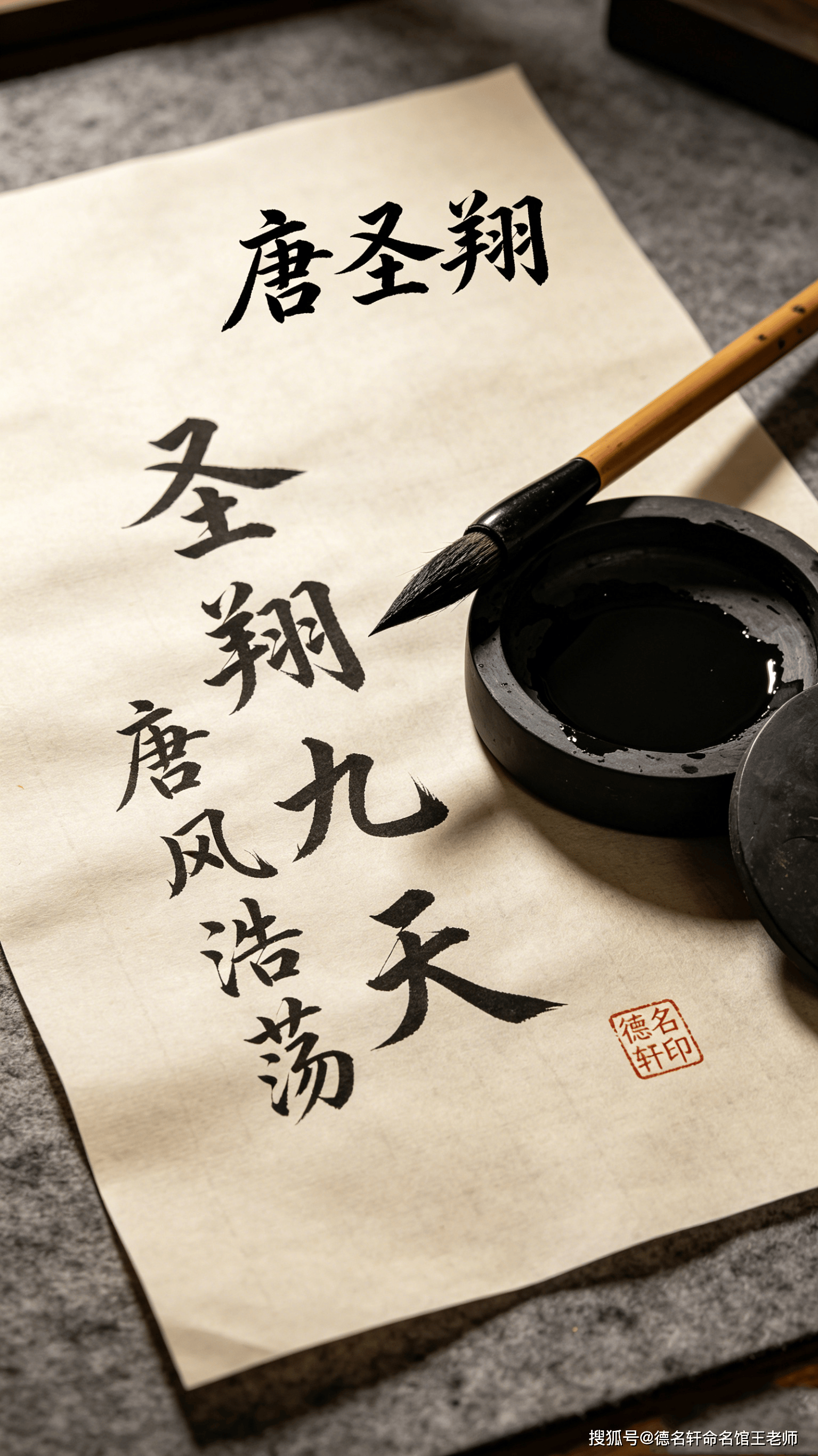 2026年寶寶起名案例 唐聖翔：聖翔九天，唐風浩蕩