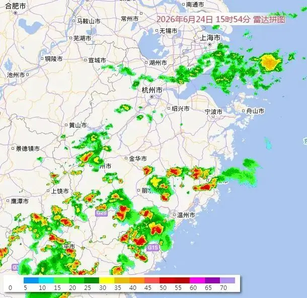 氣溫20℃出頭，體感卻難熬！浙江雨帶開始“搬家”