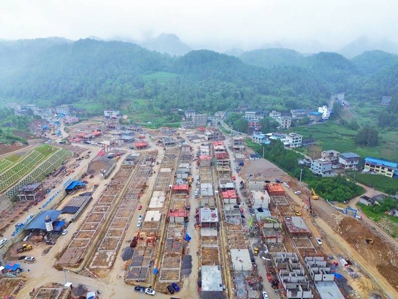 貴州思南：330戶群眾將圓新居夢 花灘子水庫移民安置點建設提速