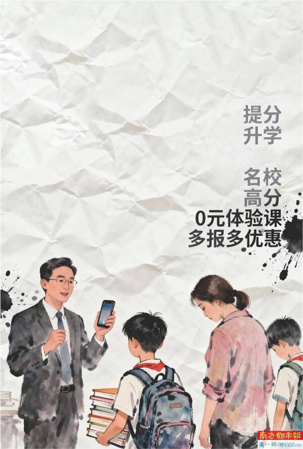 “0元體驗課”引流 花式煽動教育焦慮