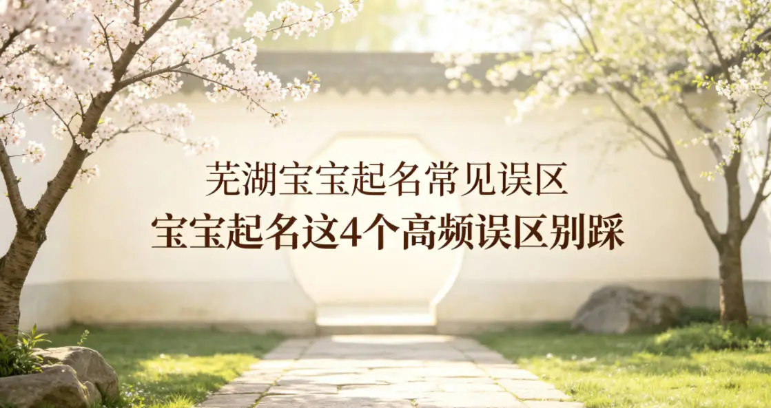 蕪湖寶寶起名常見誤區，寶寶起名這4個高頻誤區別踩