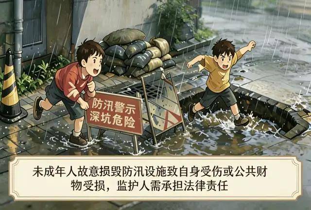 暑期遇汛期，未成年人安全防汛法律指南請收好