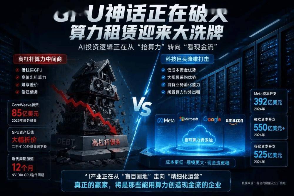別擔心 AI 泡沫，真正要崩的是算力租賃