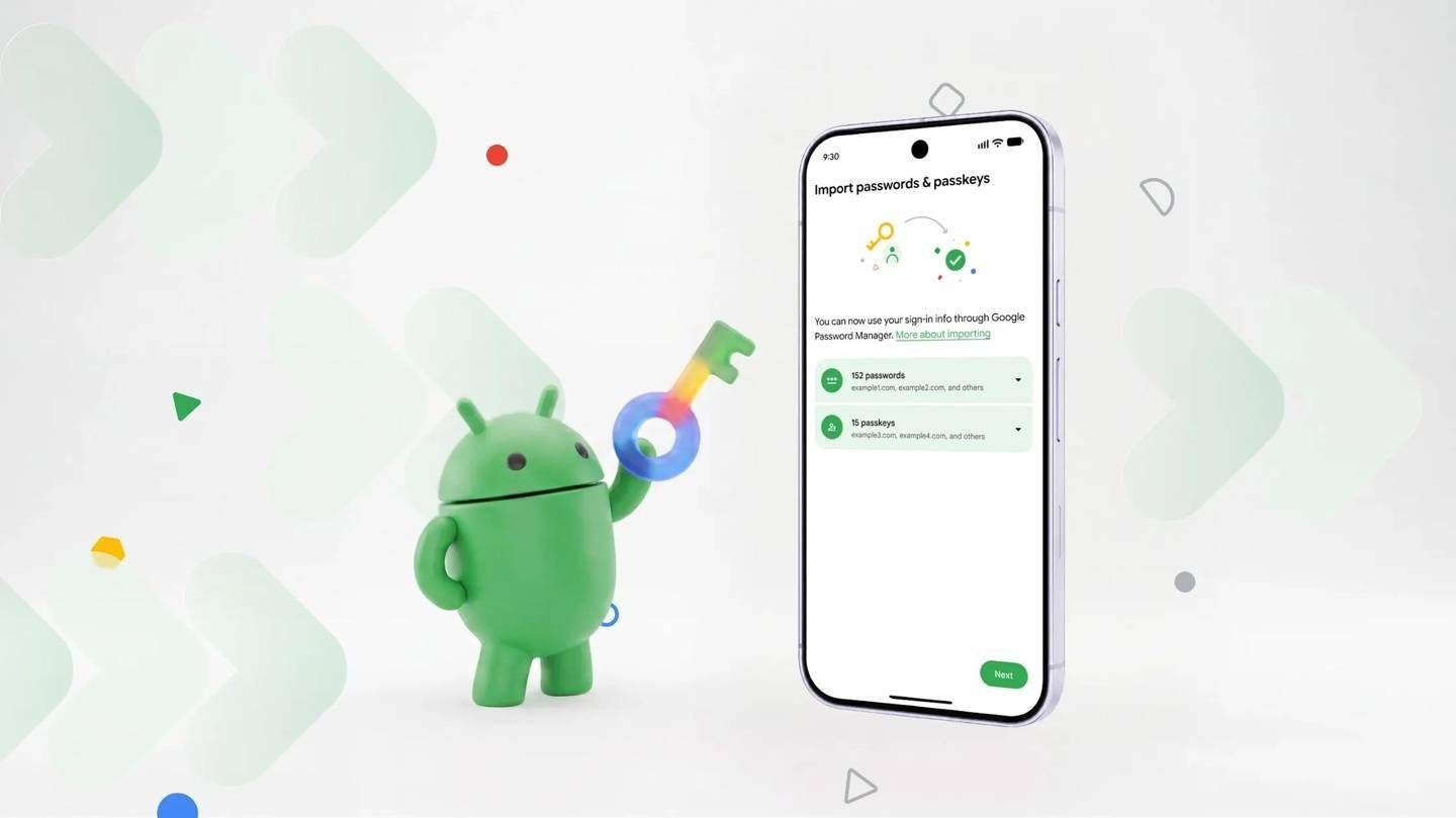 Android密碼搬家更輕鬆，通行金鑰秒轉移