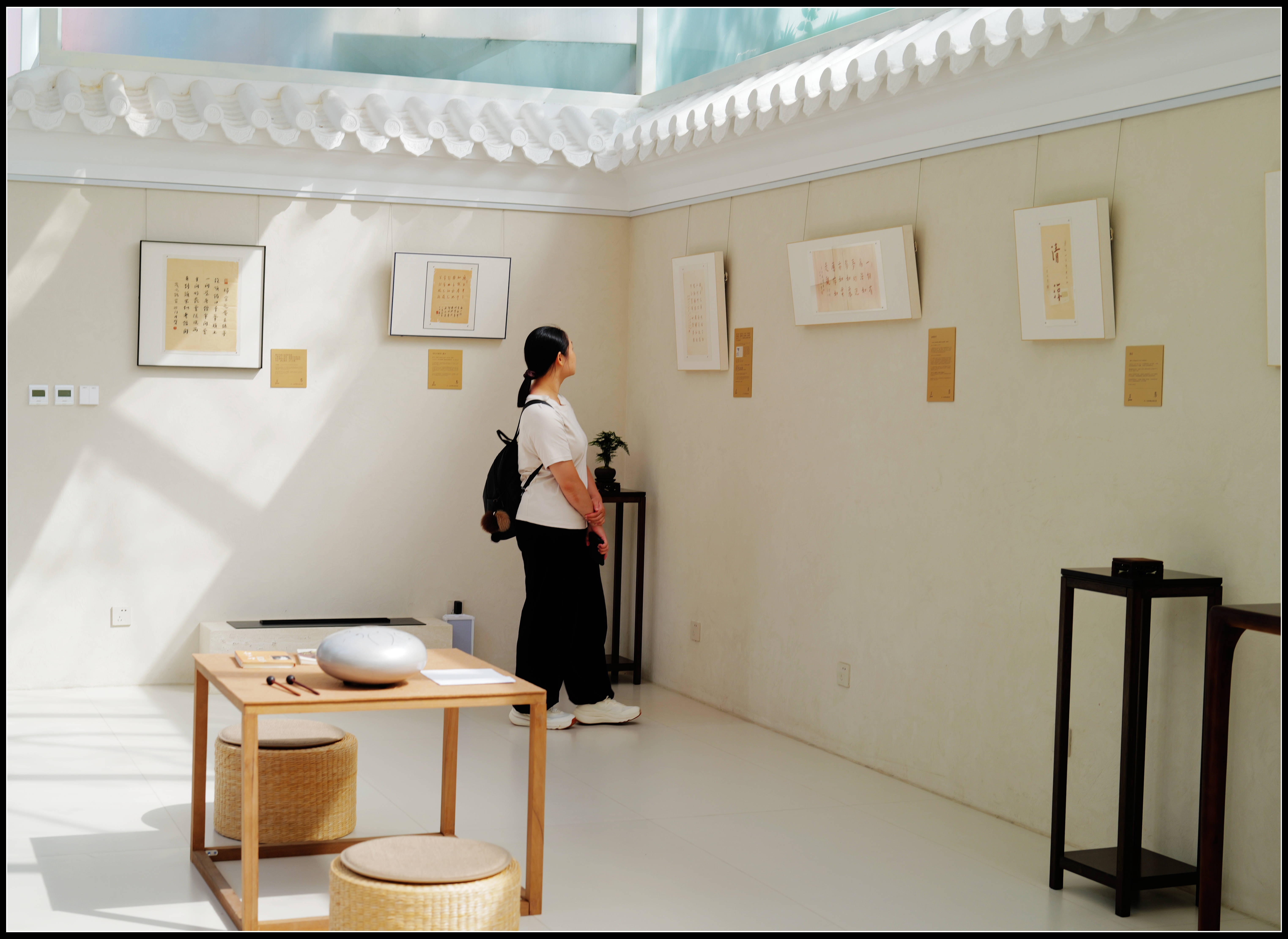 原創有靈魂的字--合院space影--弘一法師書法藝術展