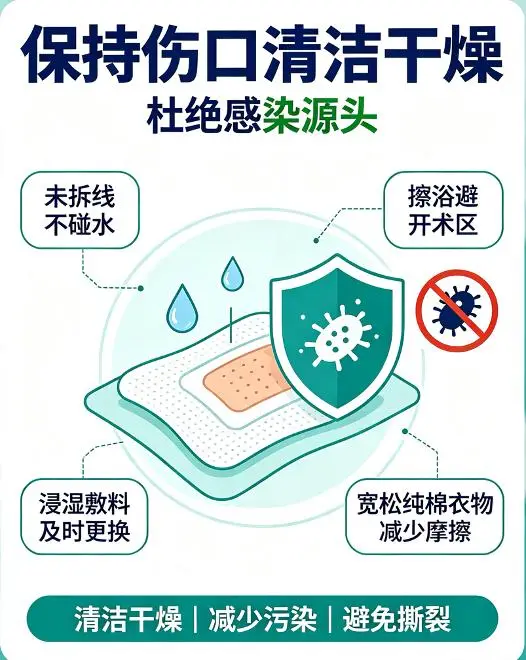 【湯醫科普】術後傷口癒合的科學護理：避開誤區，助力快速康復