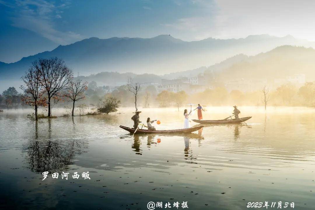 湖北羅田烏桕紅葉攝影採風，大別山金秋光影盛宴，參團認準#國際旅遊攝影網#52旅遊攝影#長紅攝影#52旅行攝影