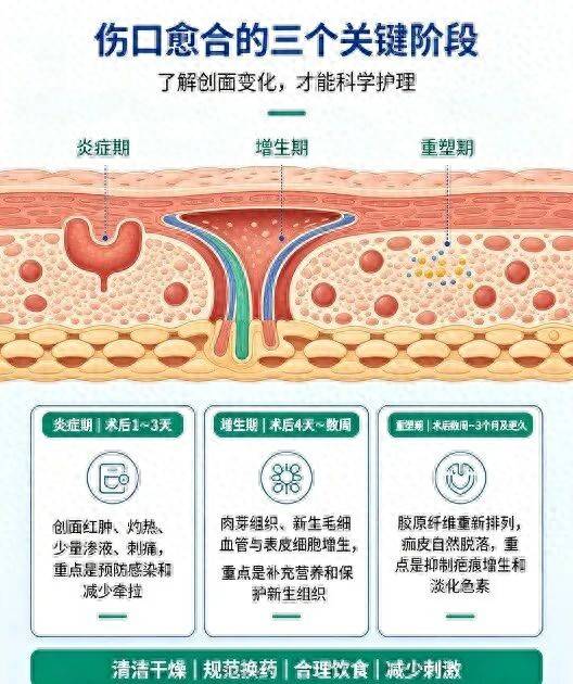【湯醫科普】術後傷口癒合的科學護理：避開誤區，助力快速康復